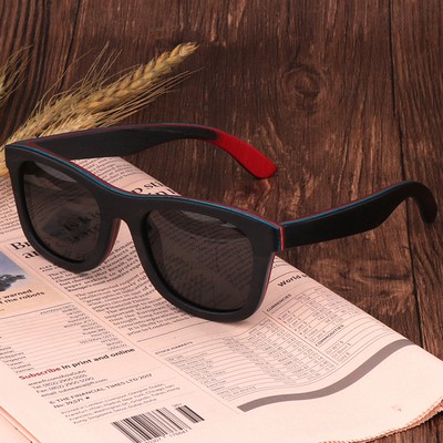 Retro Wood Sunglasses Recycled Skateboard