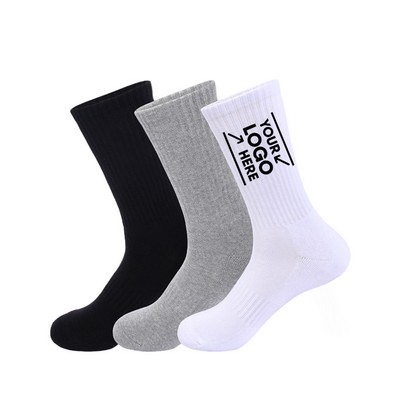 Premium Cotton Men's Crew Socks