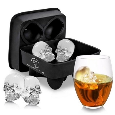 Ice Cube Tray With Skull-shaped