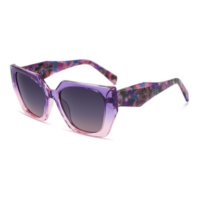 Sunglasses - Purple Gradient Lenses - Purple and Pink Frames