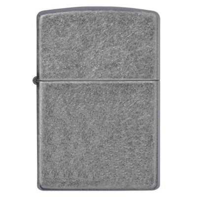 Genuine Zippo windproof lighter - Antique Silver