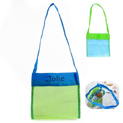 Colorful Mesh Beach Shell Bags