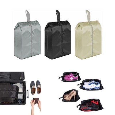 Portable Waterproof Travel Shoe Bag w/Zipper