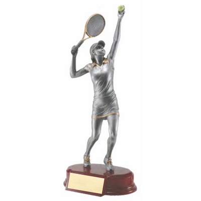 8" Male or Female Tennis Resin Trophy