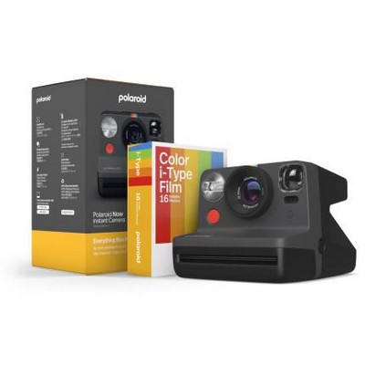 Polaroid Now Instant Camera Bundle Generation 2 - Black