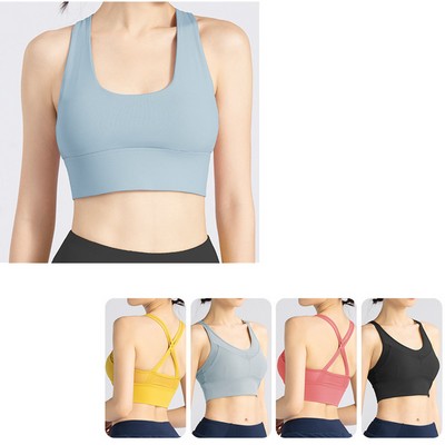 Women's Workout Sports Bras Fitness Crop Tank Top