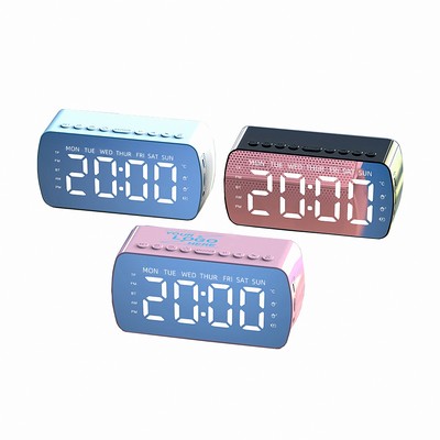 Bluetooth Wireless Speaker with Digital Alarm Clock