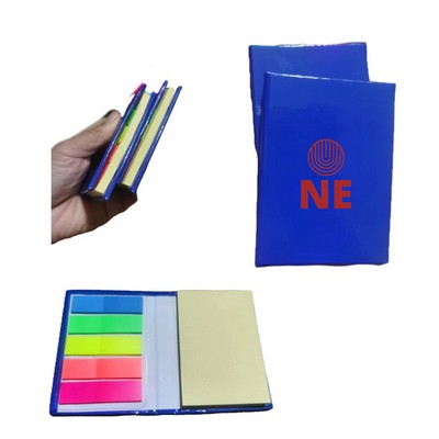 Notebook With Sticky Notes