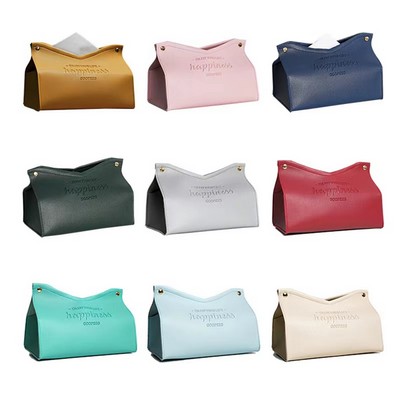 PU Leather Tissue Bag