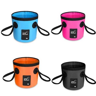 Compact 12L Portable Camping Bucket