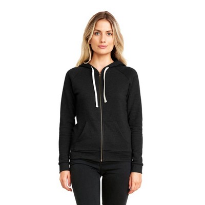 Next Level Apparel Ladies' PCH Raglan Zip Hoodie