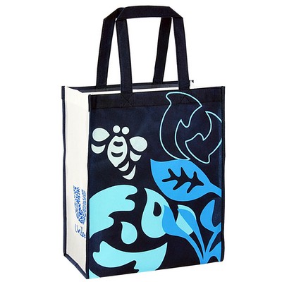 Laminated Non-Woven Polypropylene Shopping Bag (12"x8"x13")