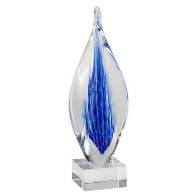 Synergy Art Glass Award 13 1/2"H