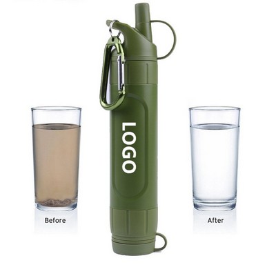 Portable Water Filter w/Carabiner