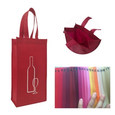 Non Woven 2-Bottle Wine Bag