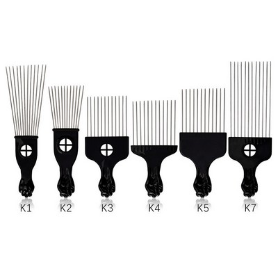 Afro Metal Hair Pick Combs