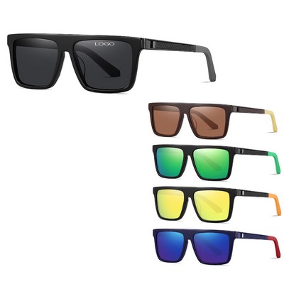 Rectangular Polarized Sports Sunglasses