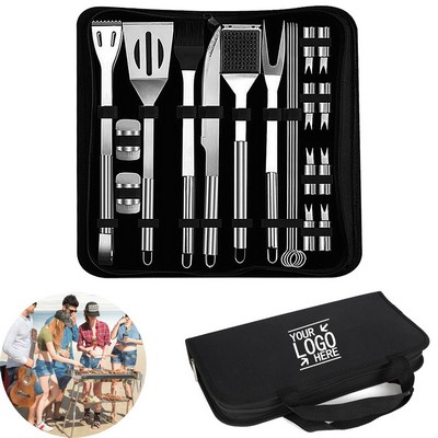 20Pc Bbq Grill Tool Set