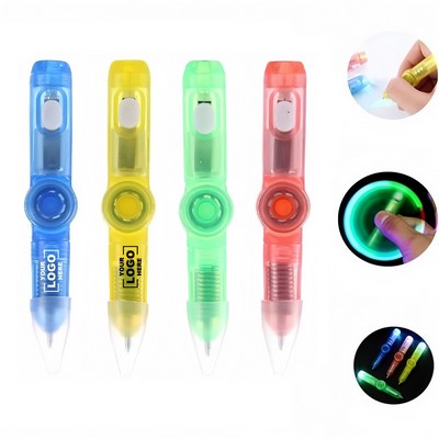 LED Light Fidget Spinner Pen