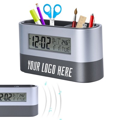 Electronic Pen Holder W/ Calendar Feature