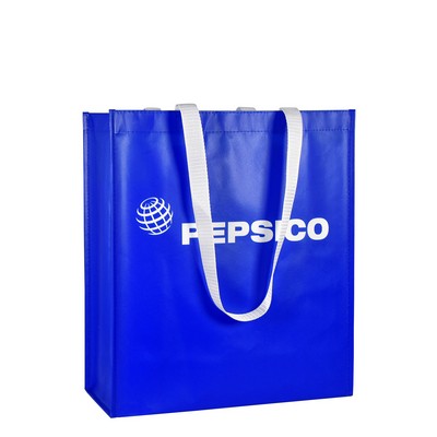 Custom Laminated Non-Woven Promotional Tote Bag 14"x16"x6"