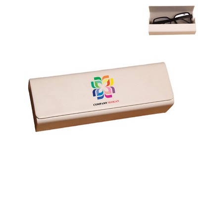 Leather Magnetic Folding Eyeglass Case