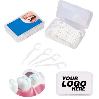 30 Pieces Portable Dental Floss Picks