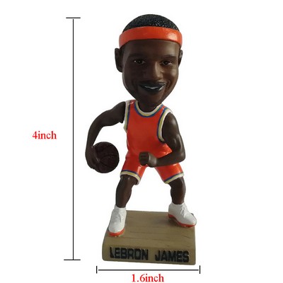 4" Basketball Bobble Head Figurine