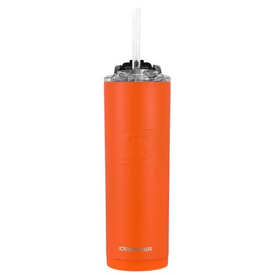 Ice Shaker Skinny Tumbler - Orange - 20oz