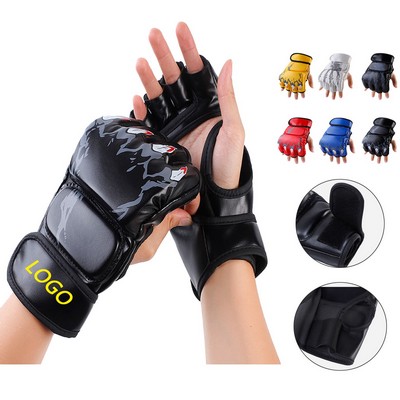 Anti Injury And Shock absorbing Half Finger Boxing Gloves