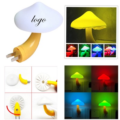 Plug-In Led Mushroom Night Light With Sensor