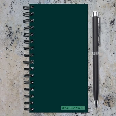 2025 Deep Jade Small Weekly Monthly Planner