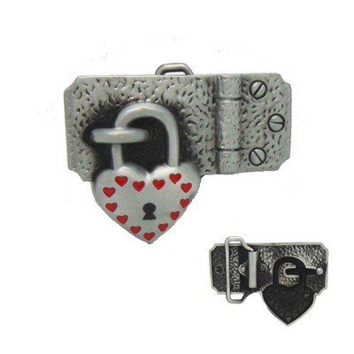 Custom Love Concentric Lock Die Cast Western Belt Buckle