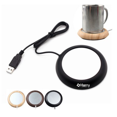 USB Cup Warmer (Light Wood)