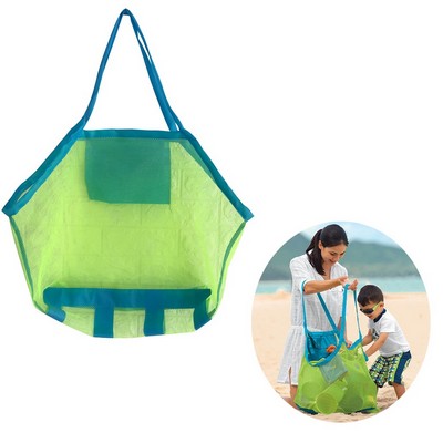  Children Beach Dredging Tools Toy Quick Storage Mesh Bag