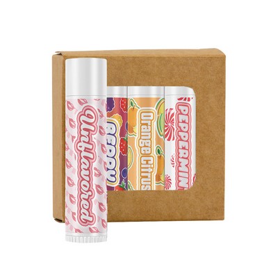 Ultra Lip Balm 4-Pack (White Tube)