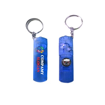 Keylight Whistle Compass 3-in-1 Keychain