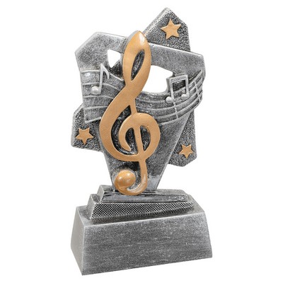 Music Triumph Resin Award - 5 1/2"