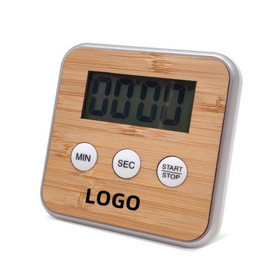 Bamboo Digital Kitchen Timer