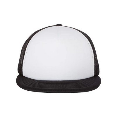 Mega Cap™ Foam Front Trucker Cap w/Flat Bill