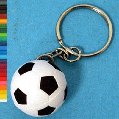 Mini Soccer Stress Reliever Keychain