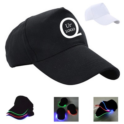 Led Light-Up Baseball Cap