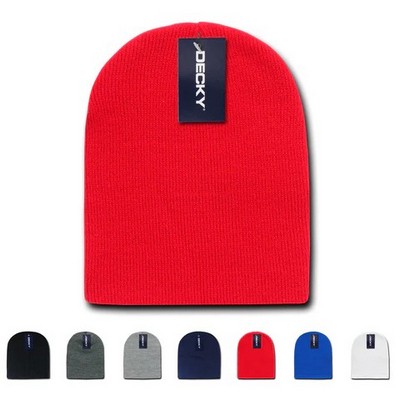 Decky Acrylic Short Beanie