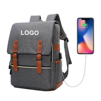 Multi-Function Waterproof USB Charging Backpack