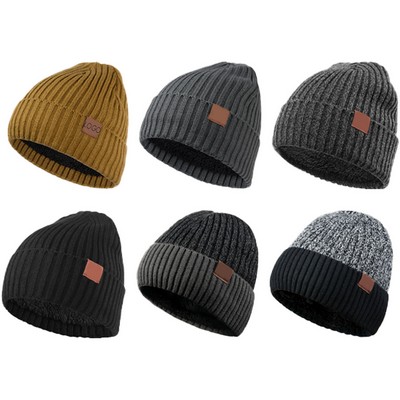 Acrylic Polyester Knitted Warm Hat