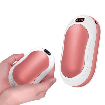 Temperature Display Hand Warmer Power Bank 10000 mAh