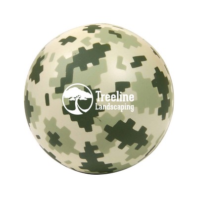 Camo/Digi Camo Round Stress Reliever - Digital Camo