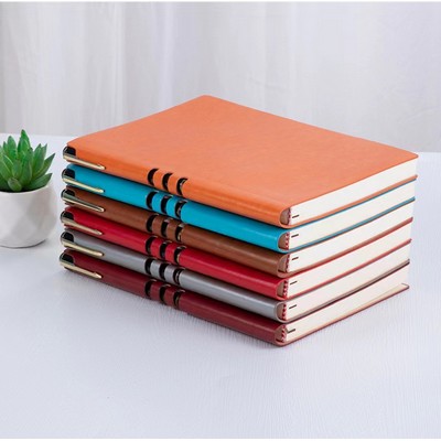 Custom A5 Business Notebook with Pen Slot (Without Pen)