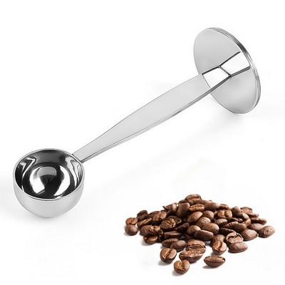 Dual Function Stainless Steel Coffee Scoop