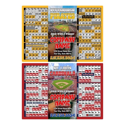 4 X 5.75 Baseball Schedule Magnet